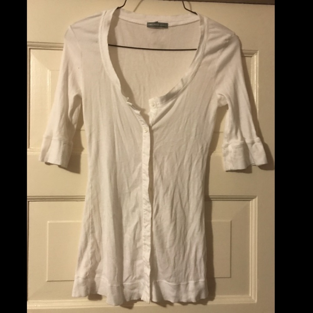 Off white button down + free gift